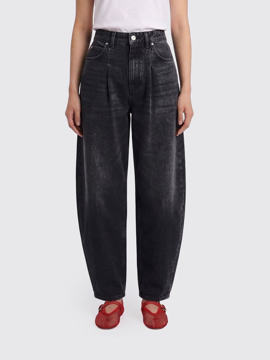 Jacquemus Baggy Cotton Denim Jeans