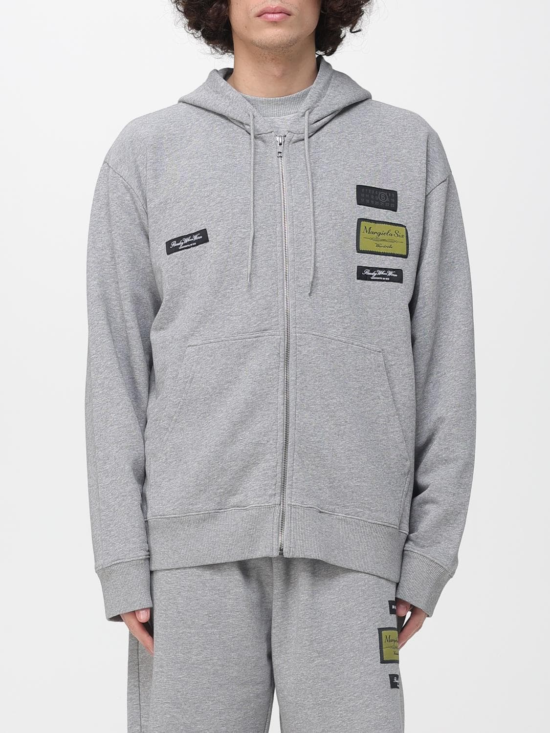 Mm6 Maison Margiela Zip-Up Hoodie