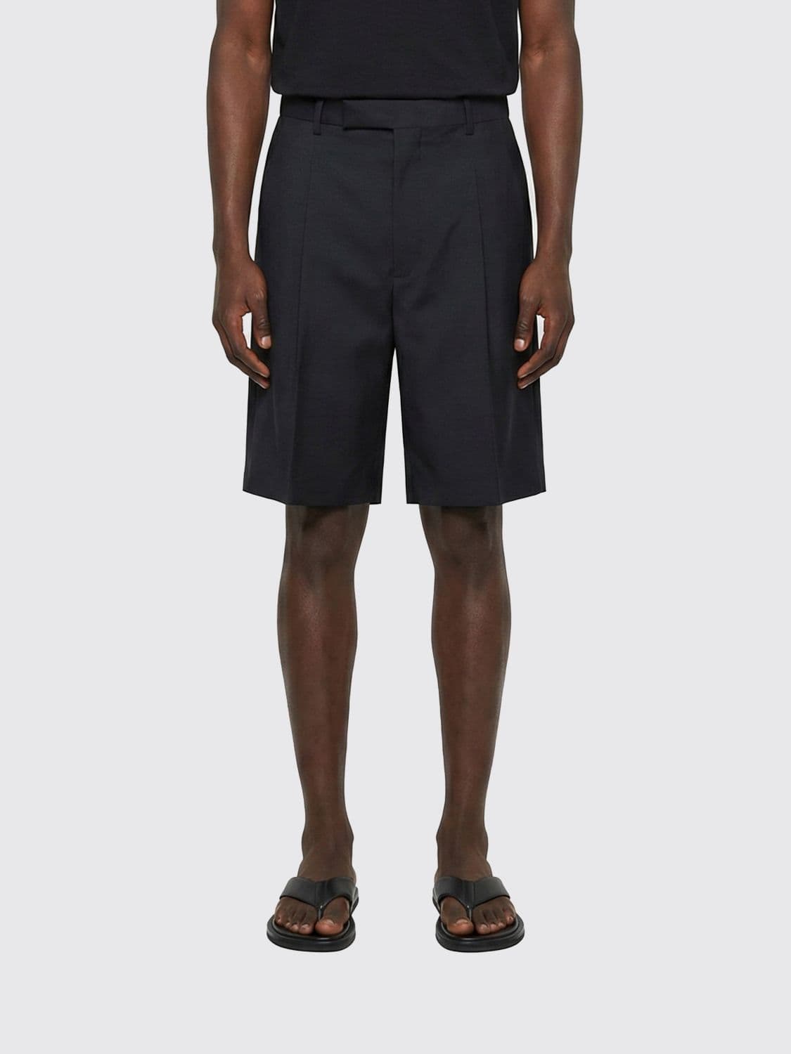 Jil Sander Virgin Wool and Mohair Tailored Shorts