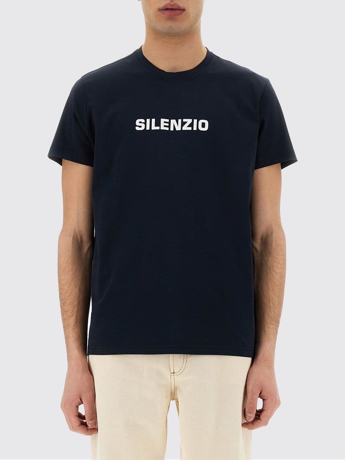 Aspesi Cotton T-shirt with Slogan