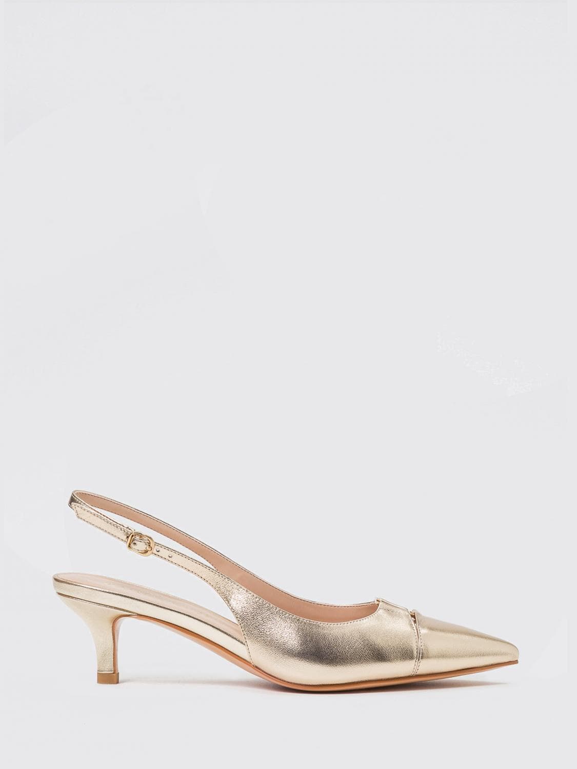 Twinset Laminated Leather Slingback