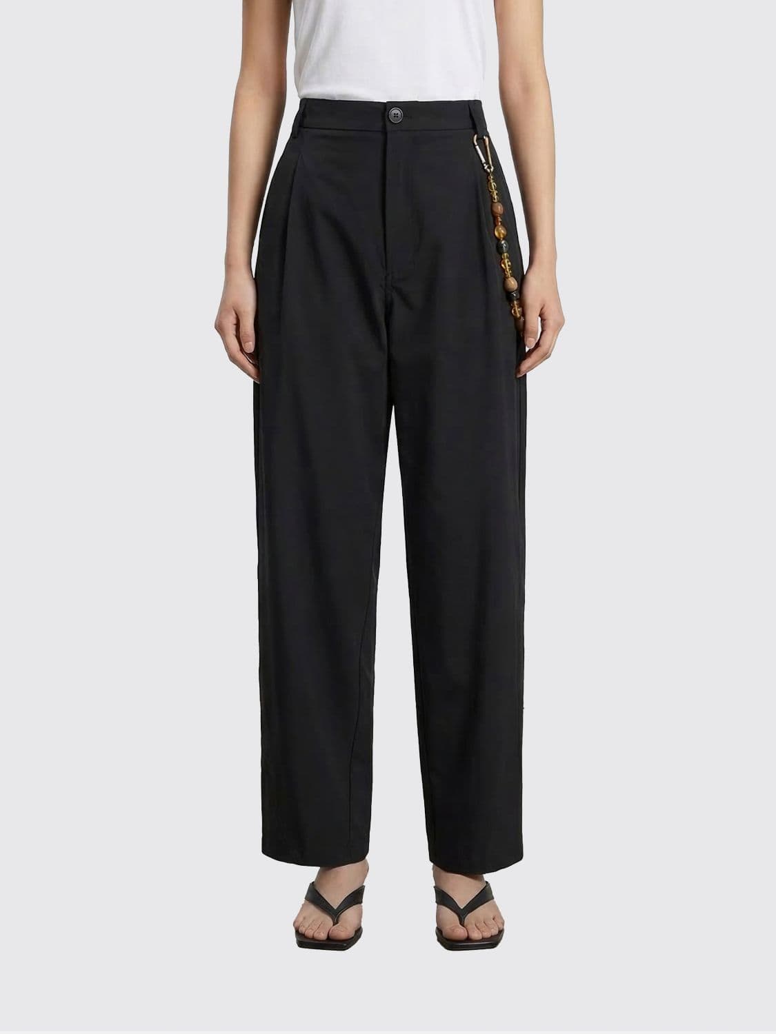Darkpark Phebe Wide Leg Cotton Trousers · 44