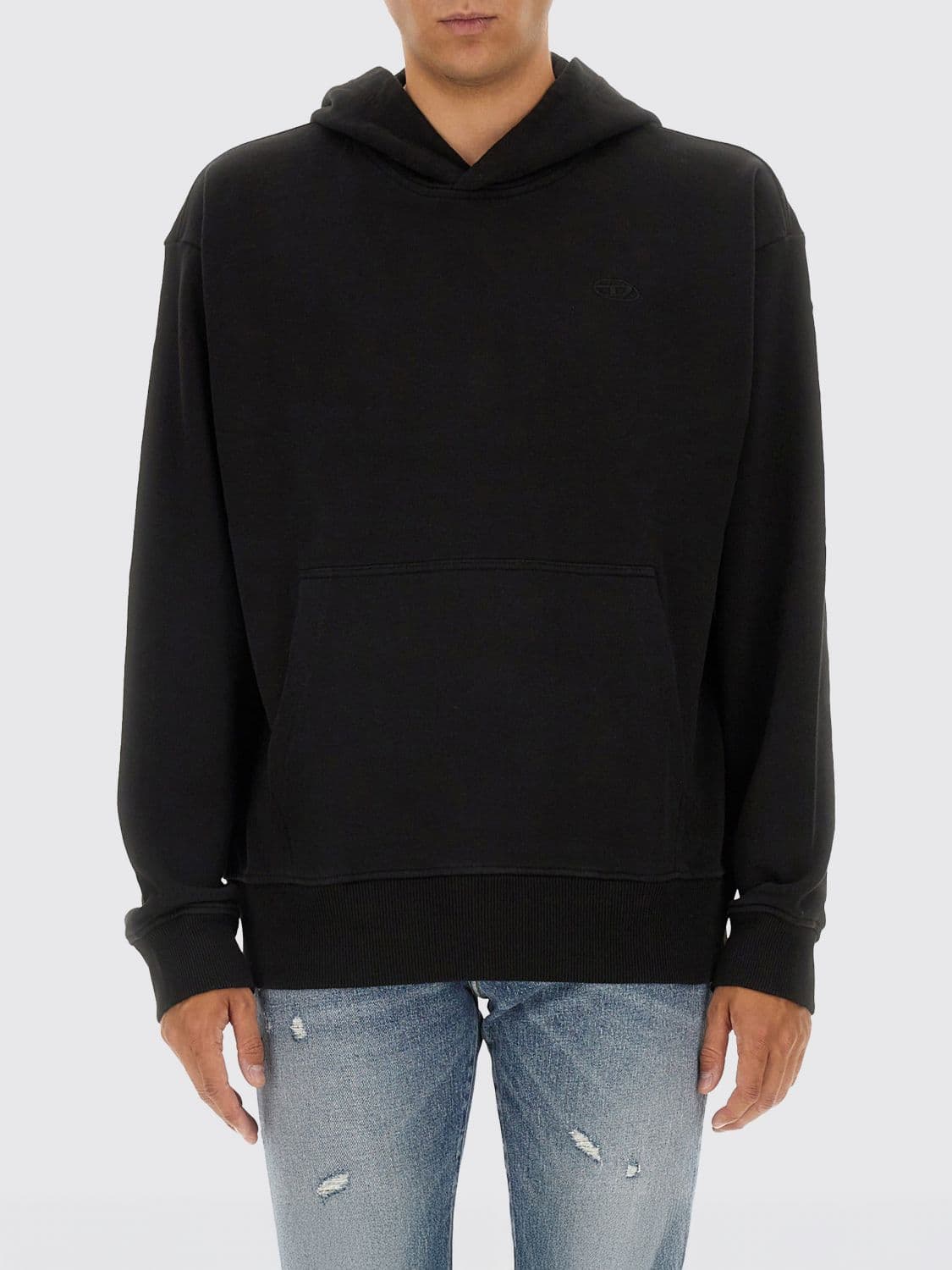 Diesel S-Macs-Hood-Megoval-D Cotton Hoodie