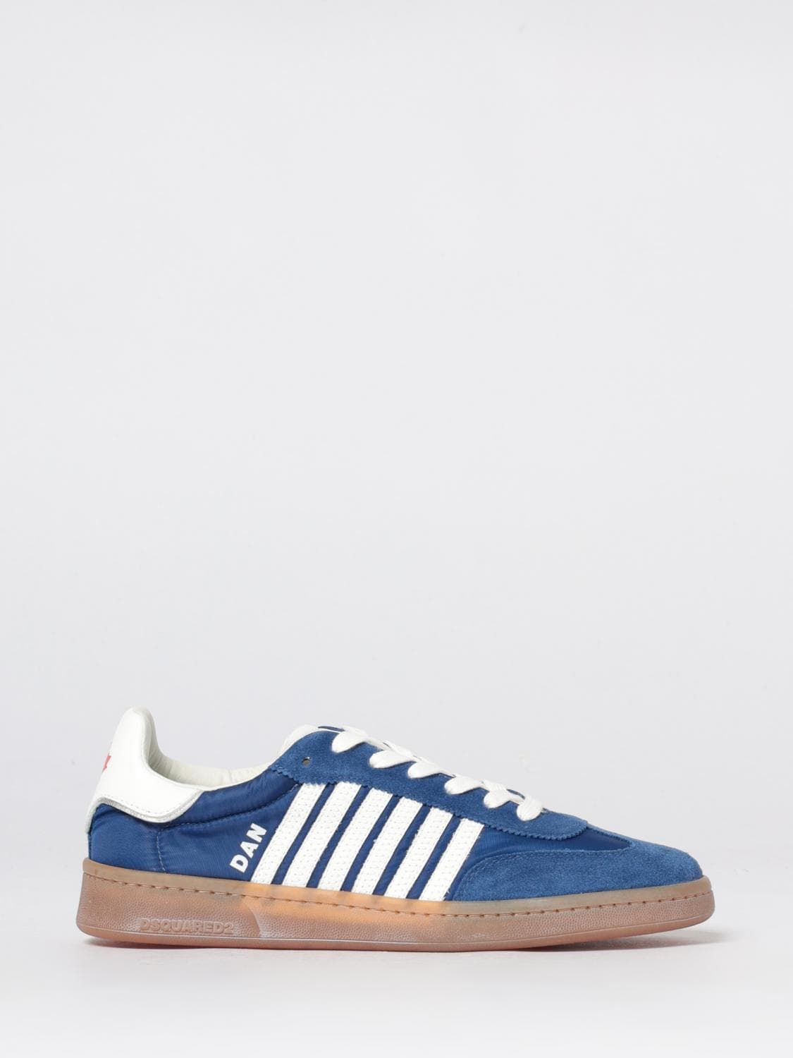 Dsquared2 Boxer Sneakers in Suede and Nylon
