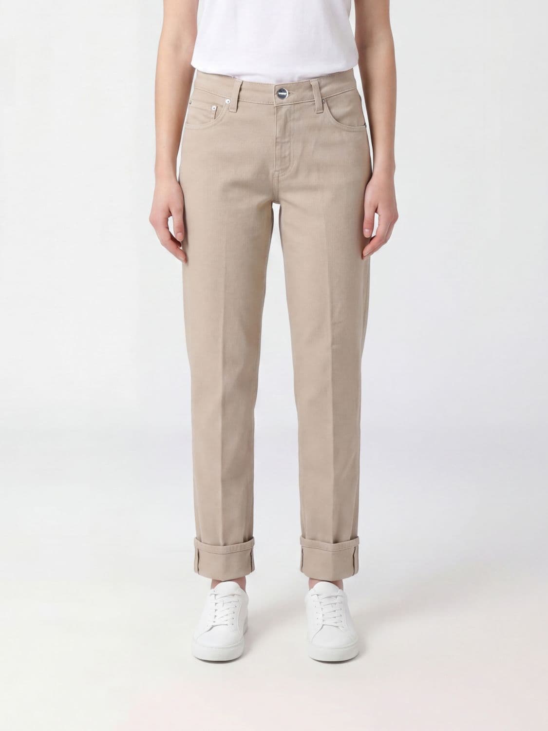 Dondup Cropped Fit Stretch Denim Jeans · 32