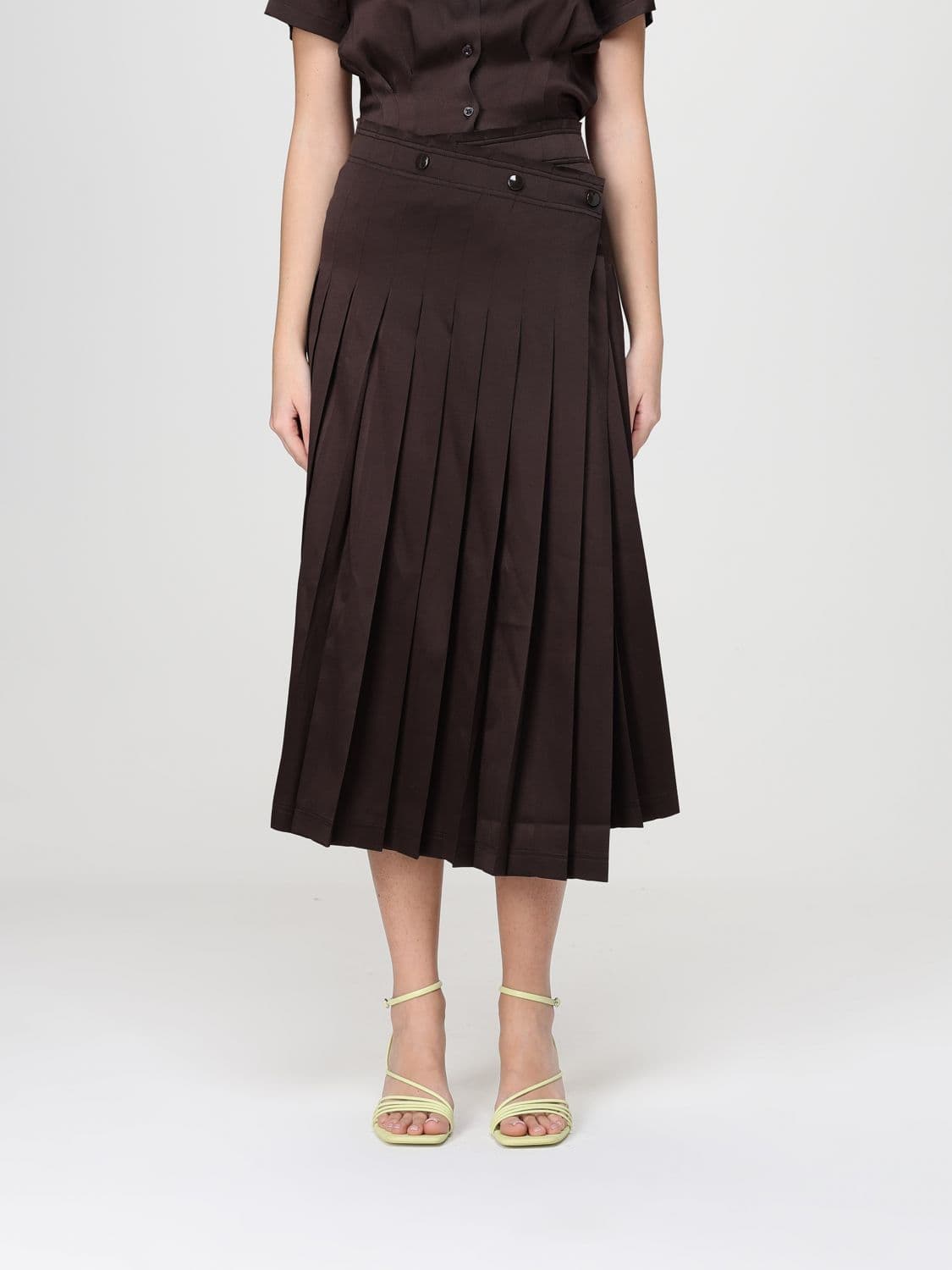 Semicouture Silk Blend Skirt · 40