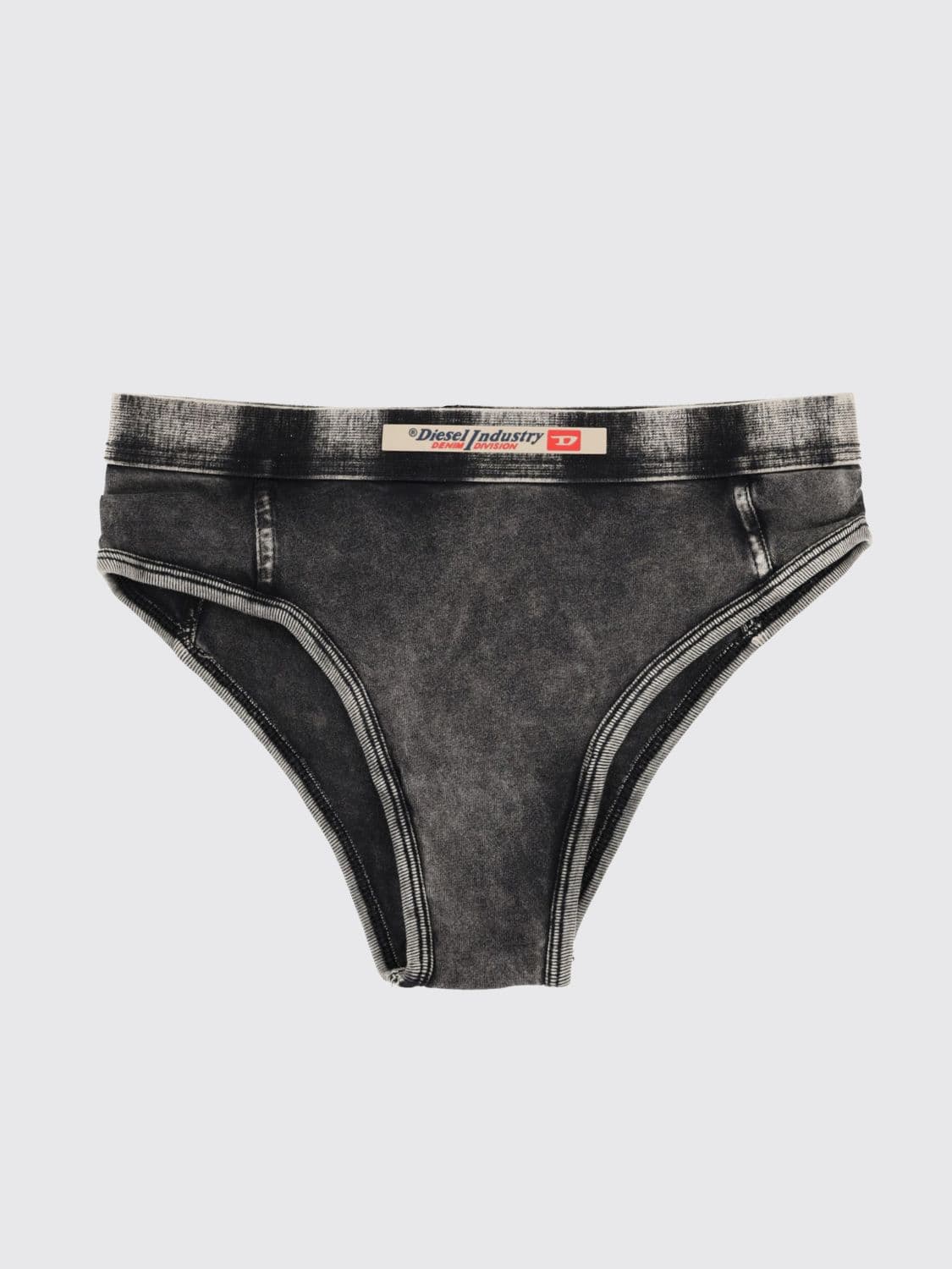 Diesel Cotton Denim Effect Briefs