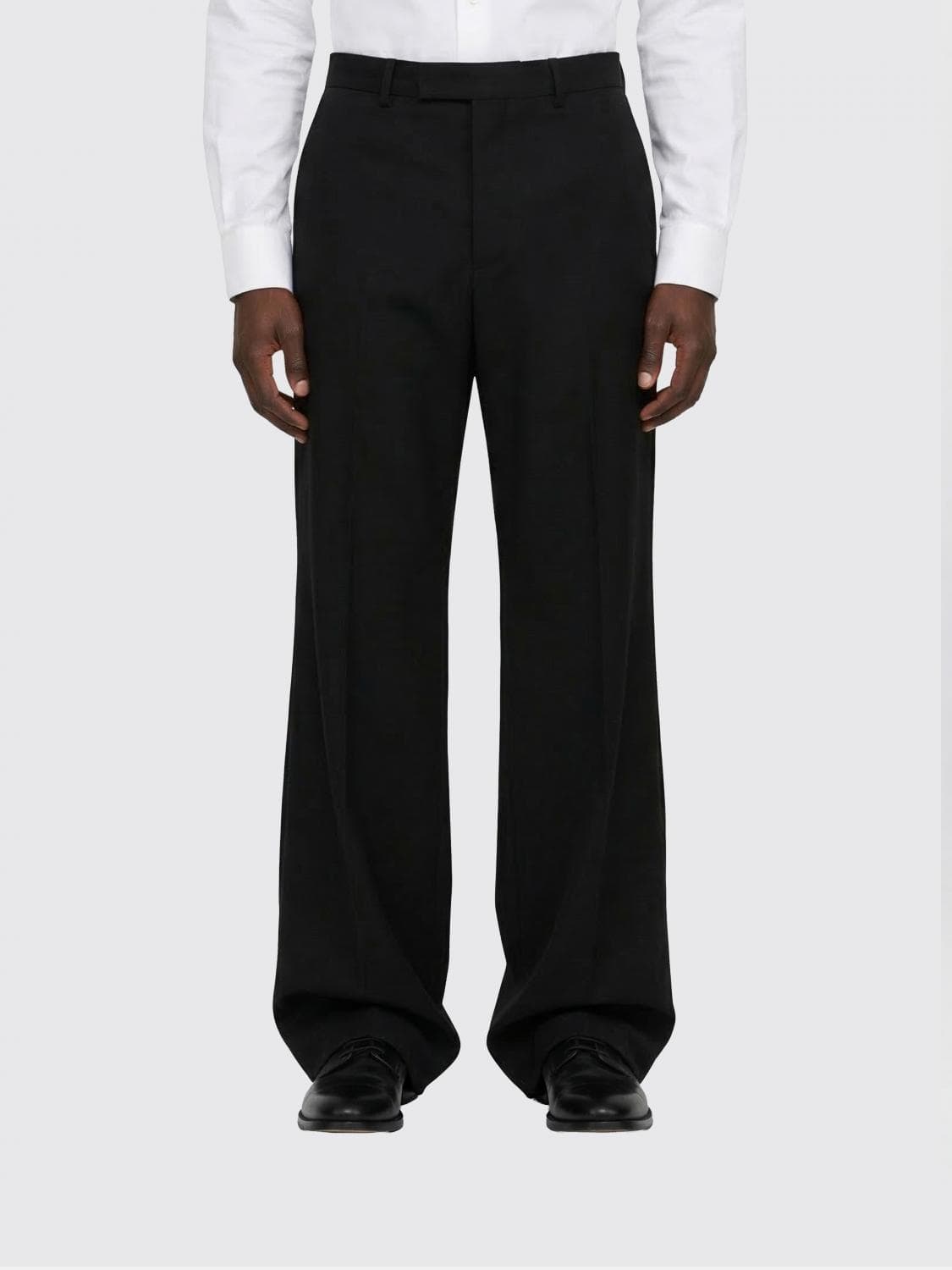 Valentino Tailored Wide-Leg Wool Blend Trousers · 50
