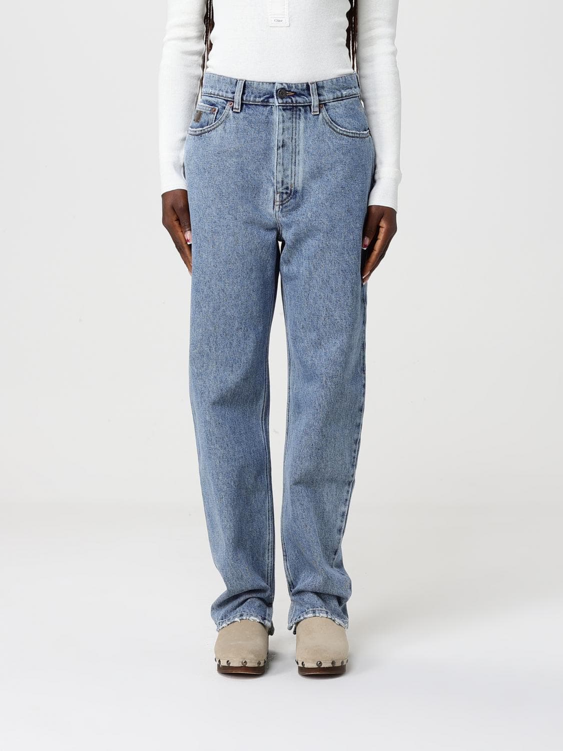 Chloé Baggy Jeans in Denim