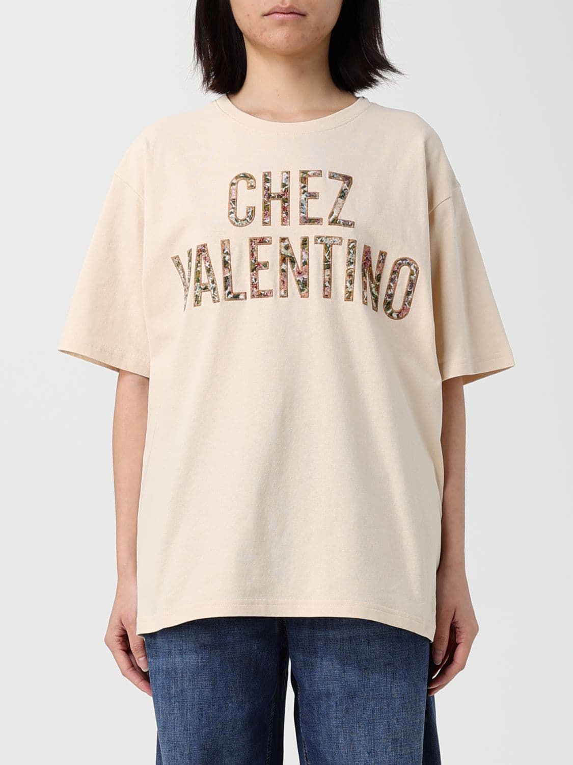 Valentino Cotton T-Shirt Chez