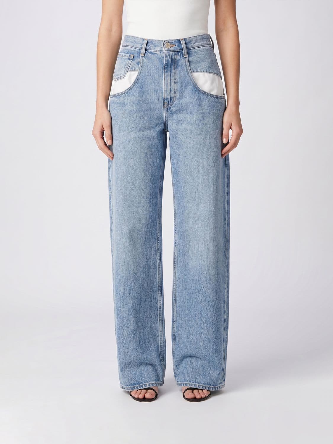 Maison Margiela Cotton Denim Straight Jeans