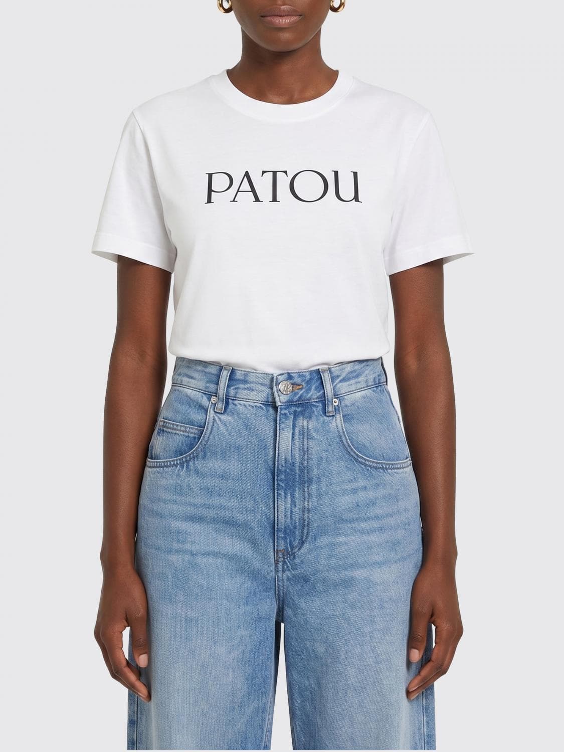 Patou Cotton T-shirt with Logo