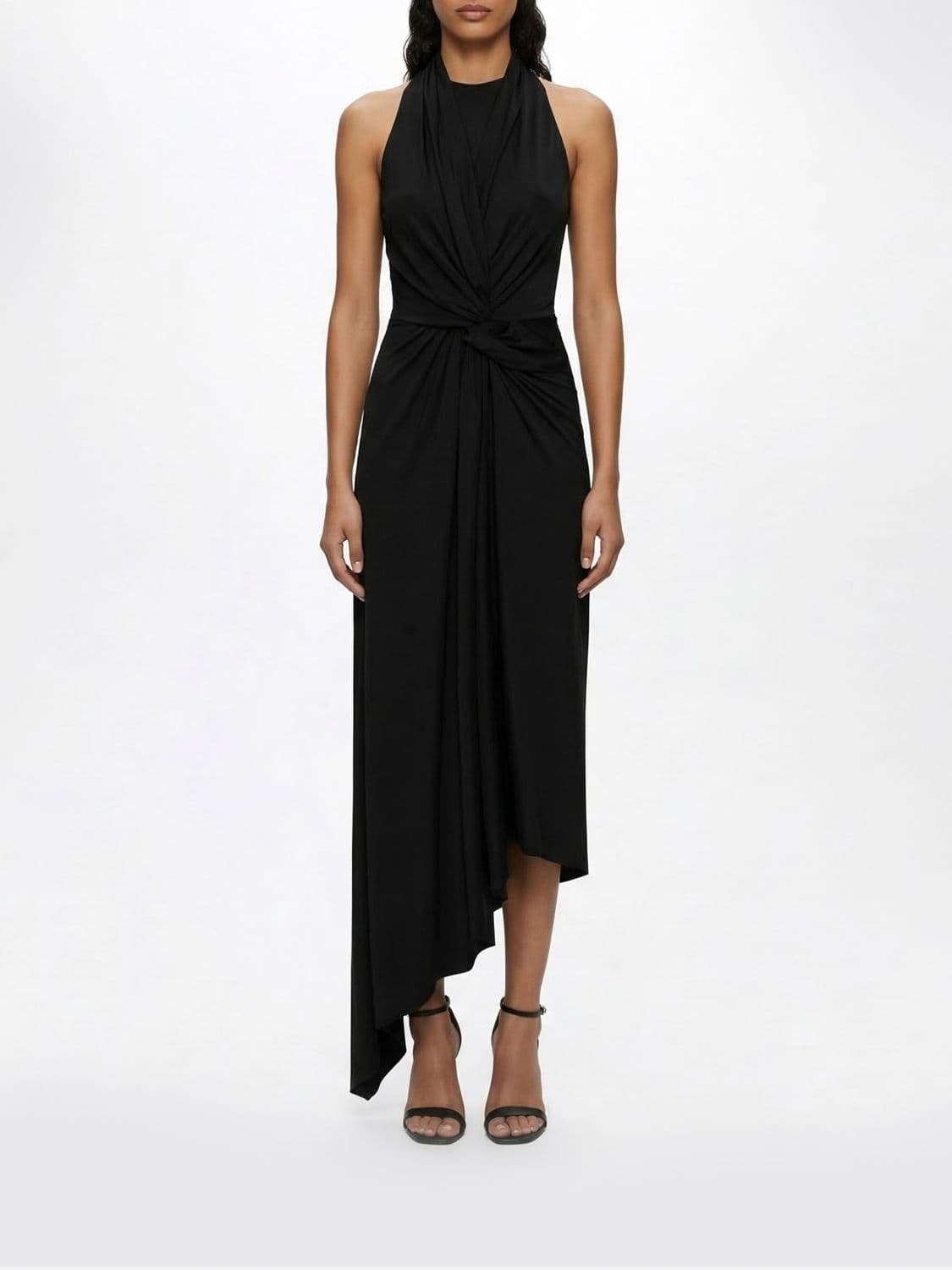 Balenciaga Asymmetric Jersey Dress