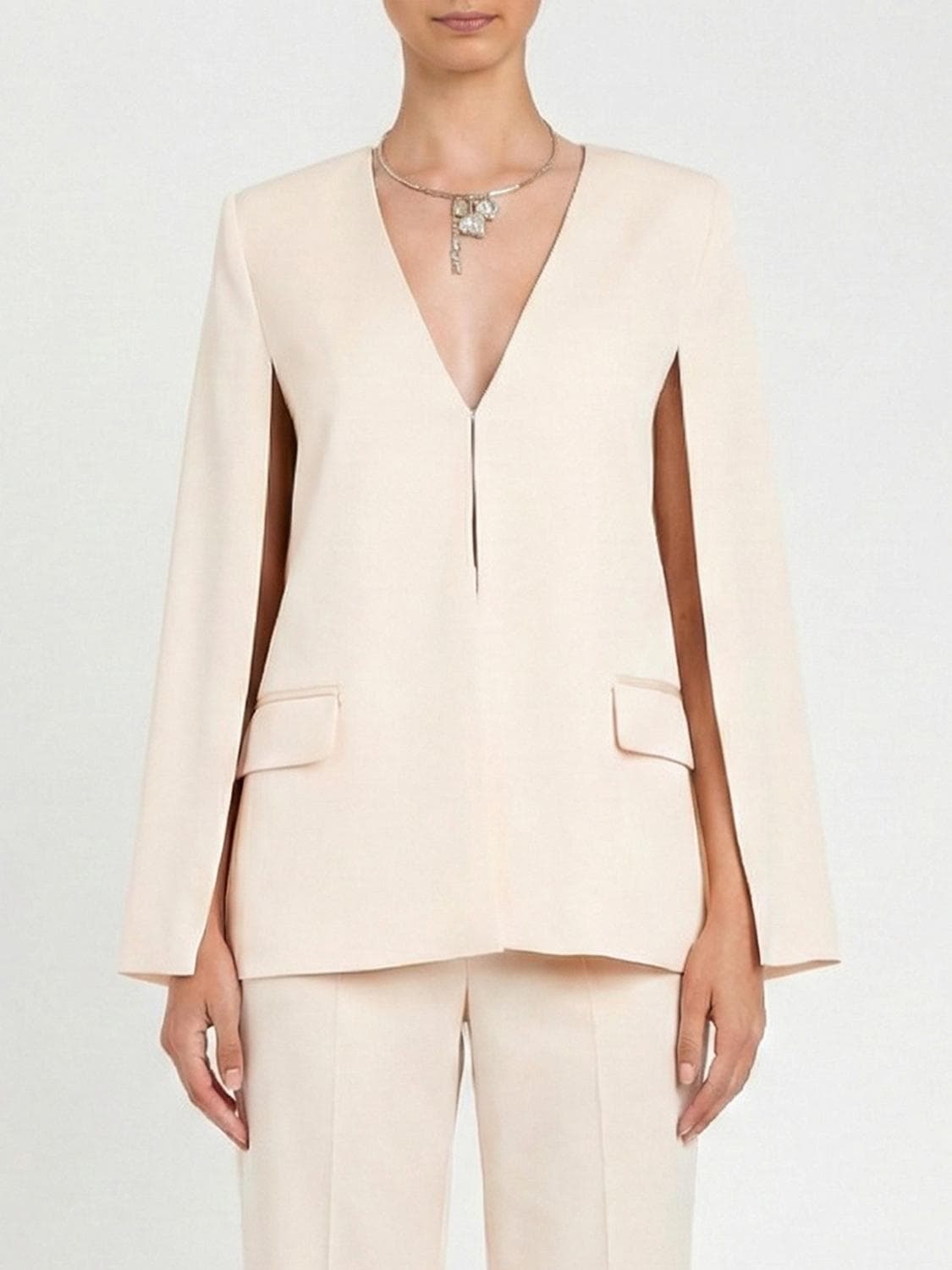 Twinset Satin Cape Blazer