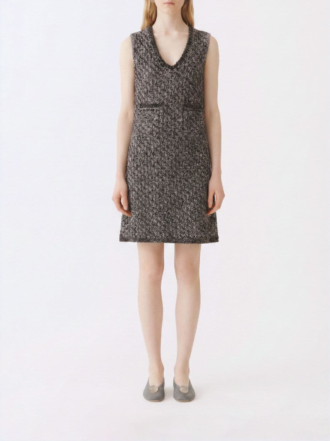 Fabiana Filippi Tweed Cotton Knit Dress