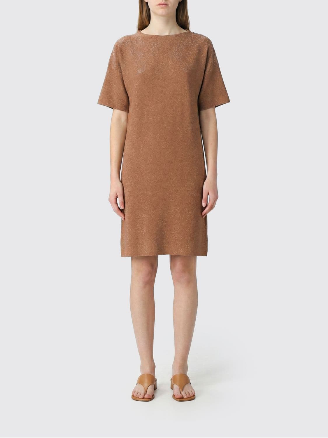 Fabiana Filippi Virgin Wool and Cotton Dress