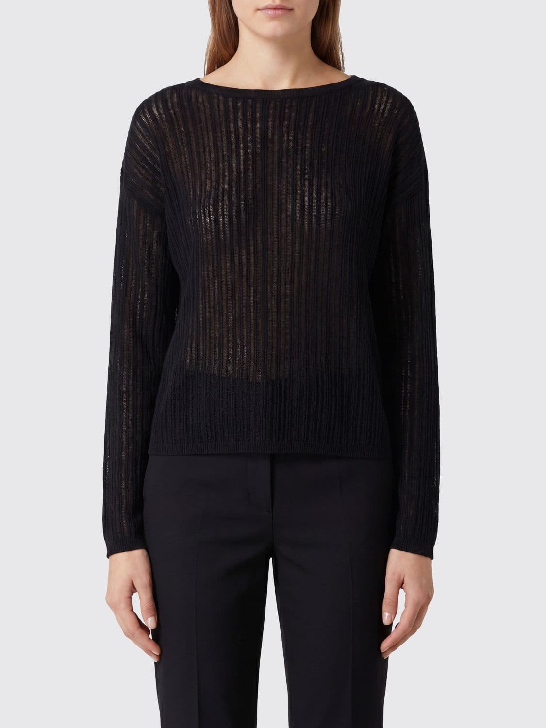 Allude Cashmere Crew-Neck Pullover