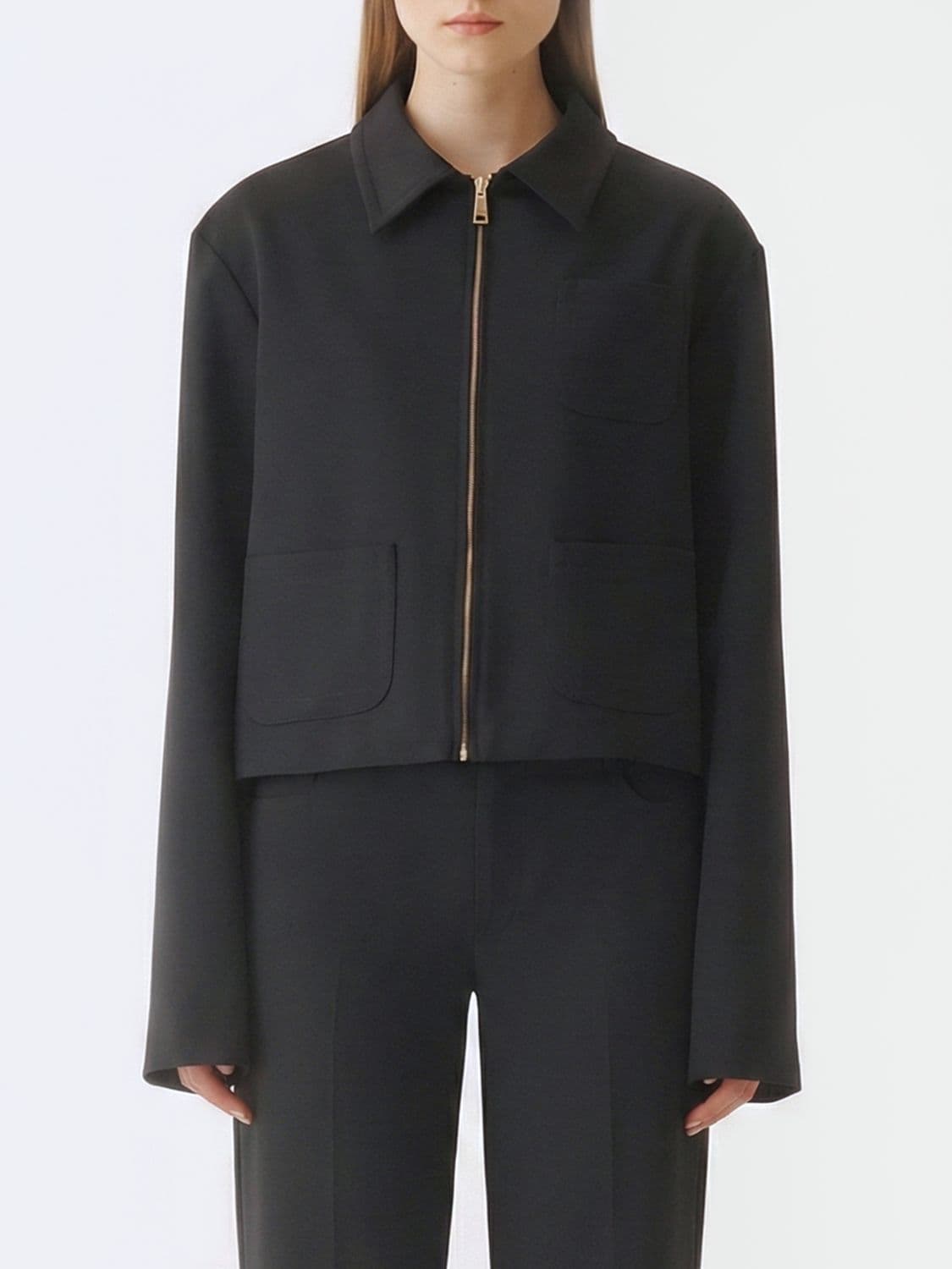 Fabiana Filippi Viscose Shirt Jacket · 40