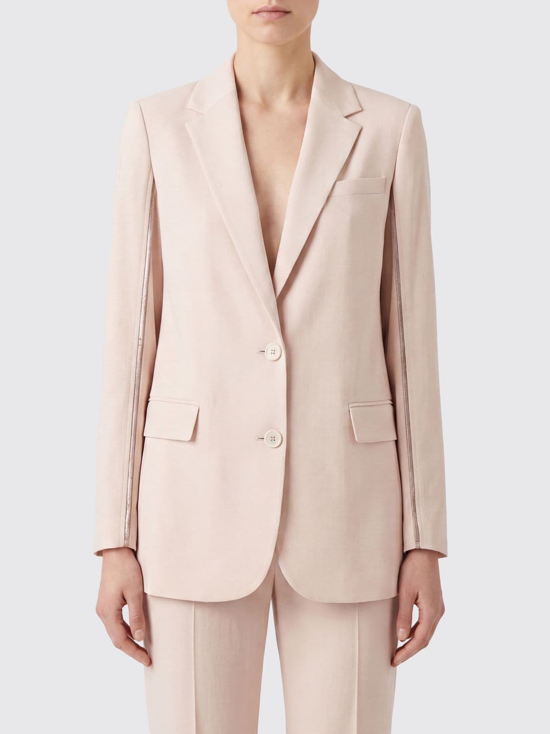 Fabiana Filippi Single-Breasted Virgin Wool Blazer