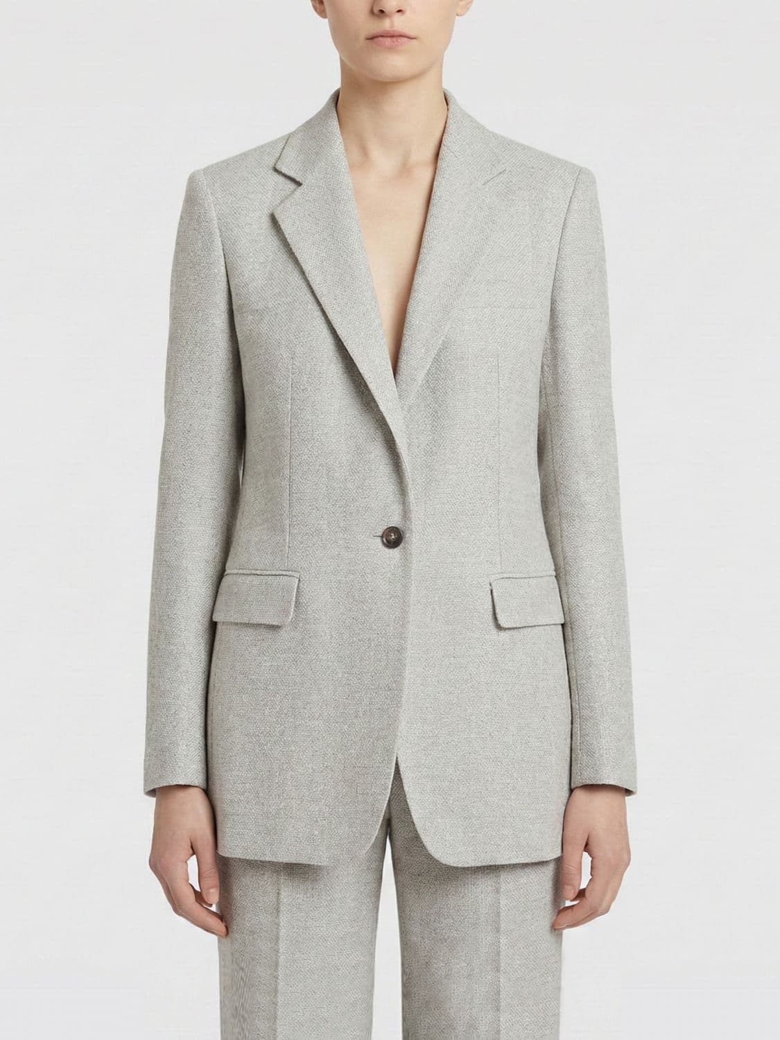 Tagliatore Single Breasted Blazer in Viscose Blend · 40