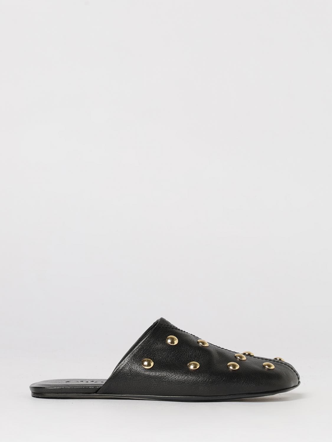 Chloé Rita Studded Leather Mules
