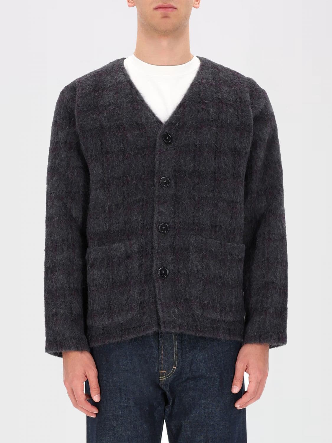 Our Legacy Tartan Wool Blend Cardigan