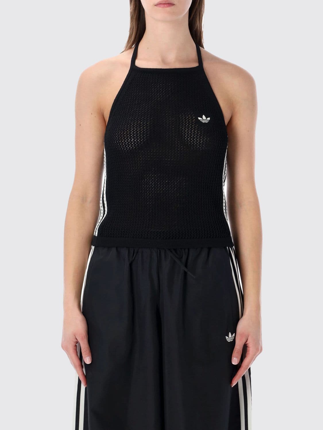 Adidas Originals Top in Recycled Technical Fabric · S