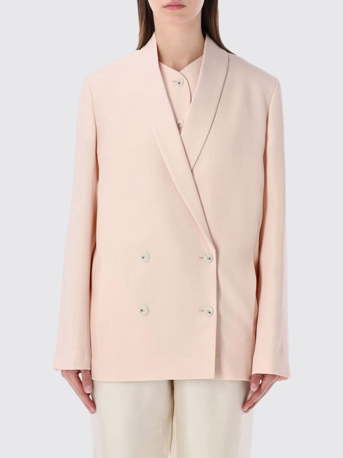 Lou Lou Studio Virgin Wool Double-Breasted Blazer