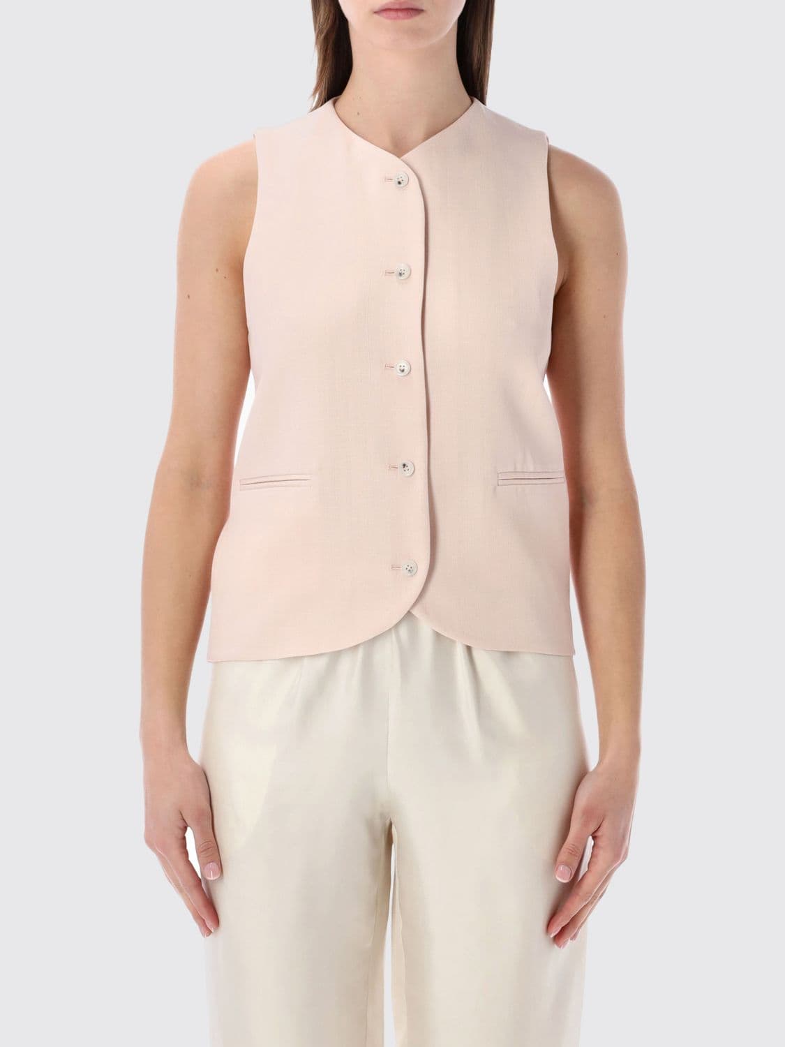 Lou Lou Studio Virgin Wool and Viscose Vest