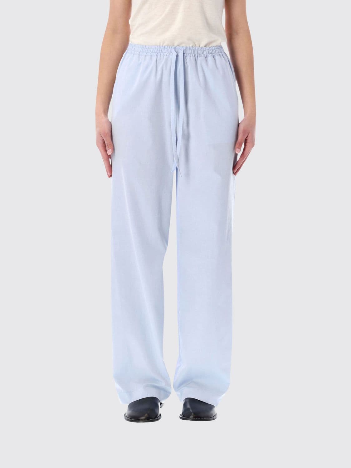Lou Lou Studio Cotton Wide-Leg Trousers · 38
