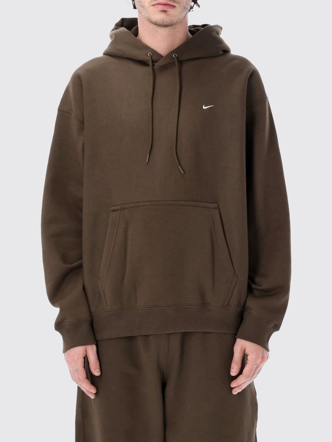 Nike Solo Swoosh Cotton Blend Hoodie