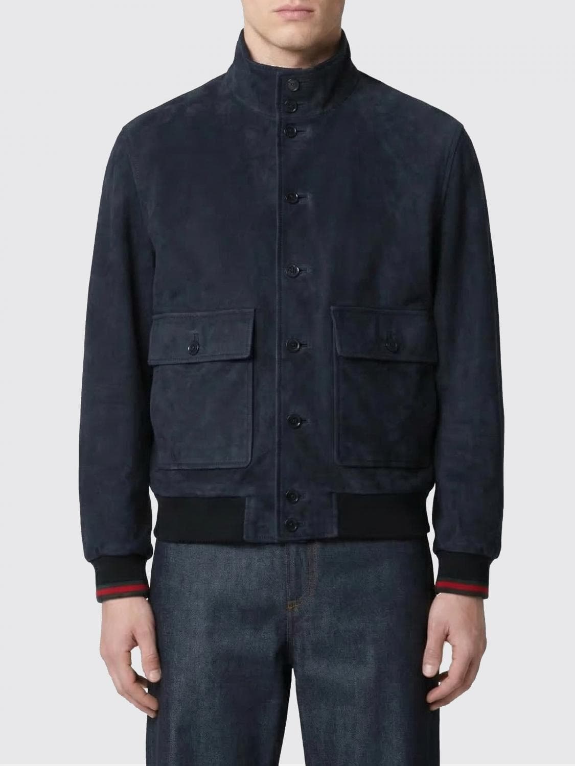 Gucci Suede Bomber Jacket