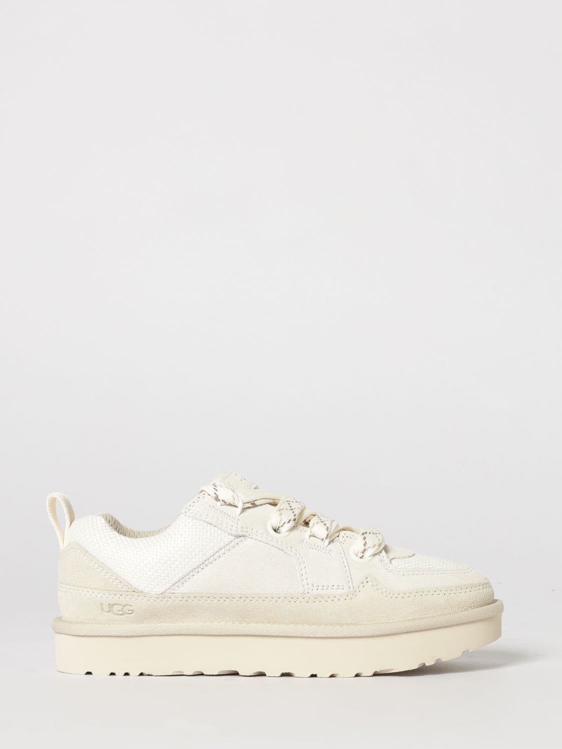 Ugg Lo Lowmel Suede and Mesh Sneakers