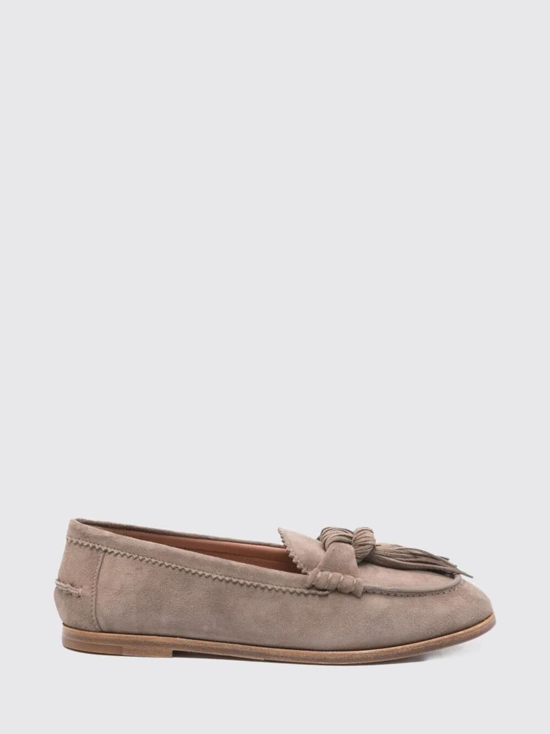 Aquazzura Freddie Suede Loafers with Tassel