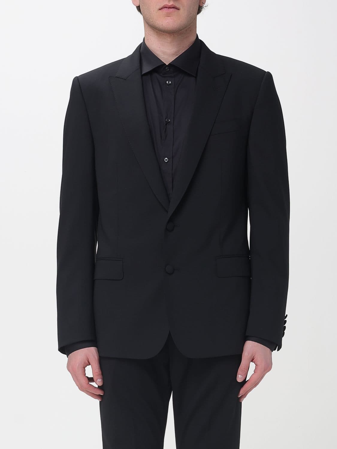 Dolce & Gabbana Single Breasted Virgin Wool Blazer