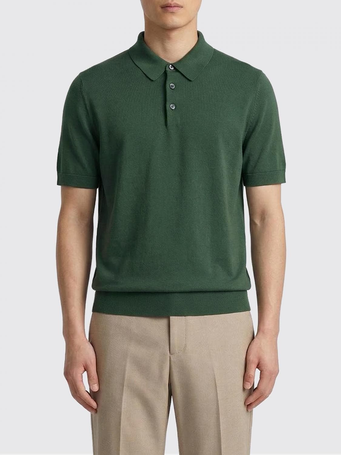 Drumohr Cotton Polo Shirt