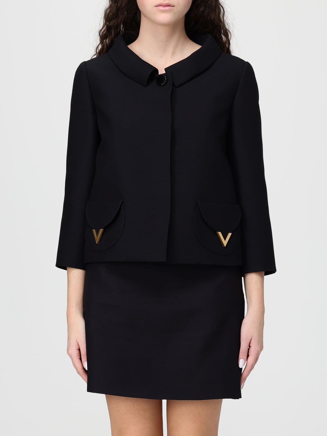 Valentino VLogo Wool and Silk Jacket