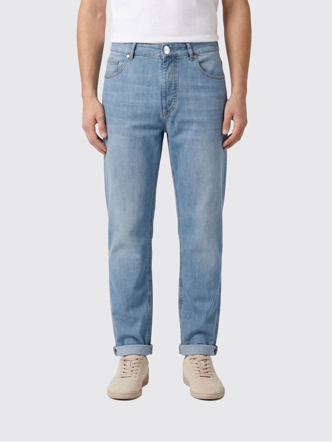 Brunello Cucinelli Straight Jeans in Denim
