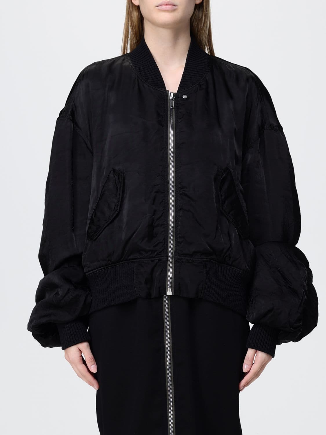 Rick Owens Technical Fabric Bomber Jacket