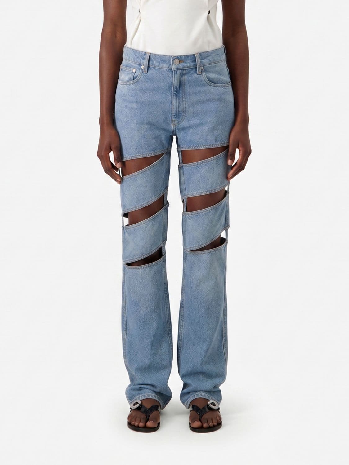 Coperni Spiral Denim Jeans
