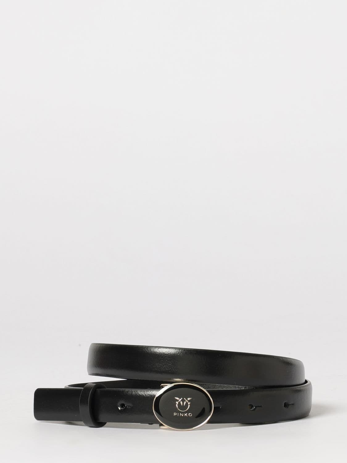 Pinko Love Birds Leather Belt
