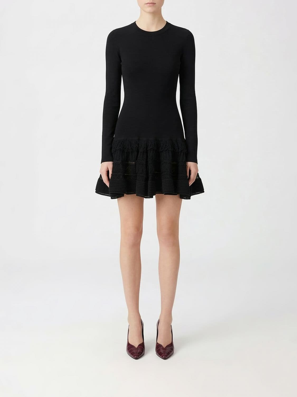 Alaïa Crinoline Mini Dress in Knit