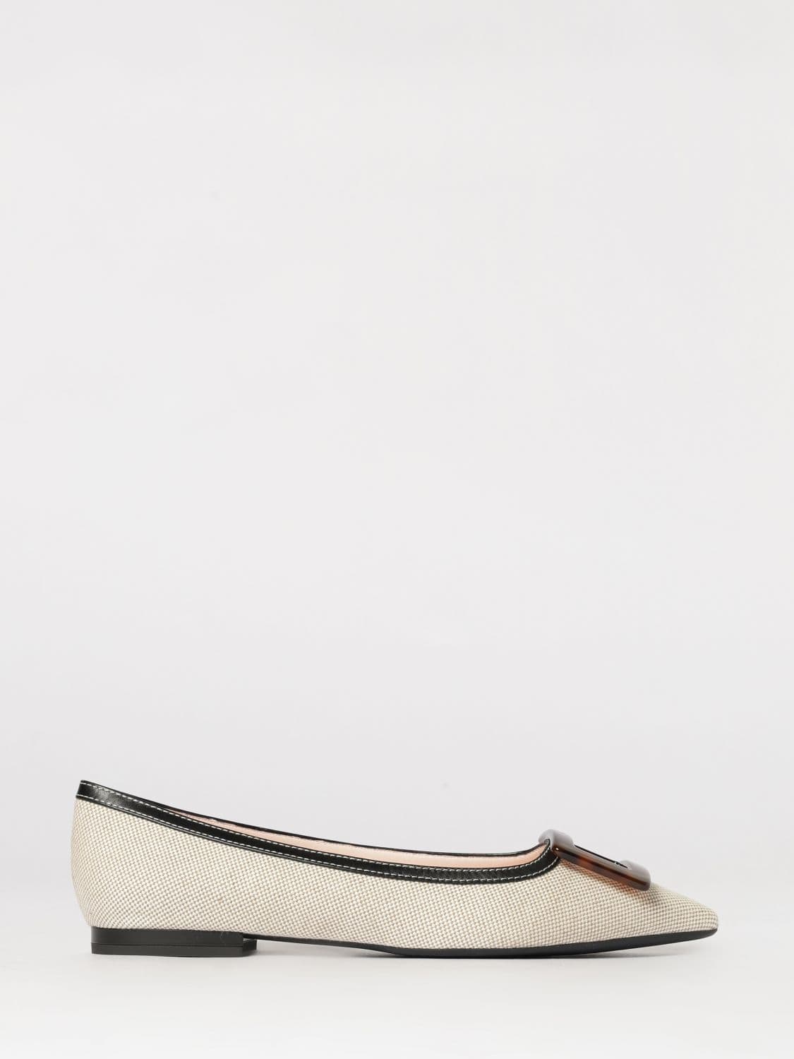 Roger Vivier Gommettine Ballerina in Canvas
