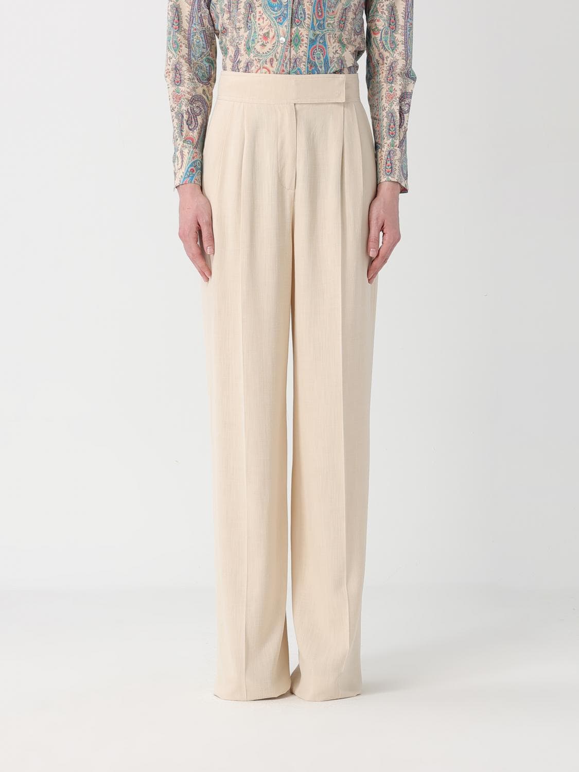 Etro Classic Silk Blend Trousers