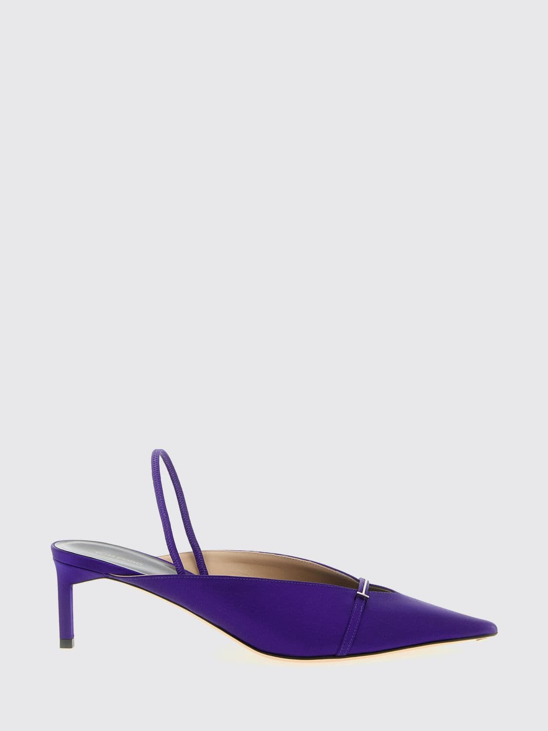 Tom Ford D'Orsay Satin Slingback Pumps