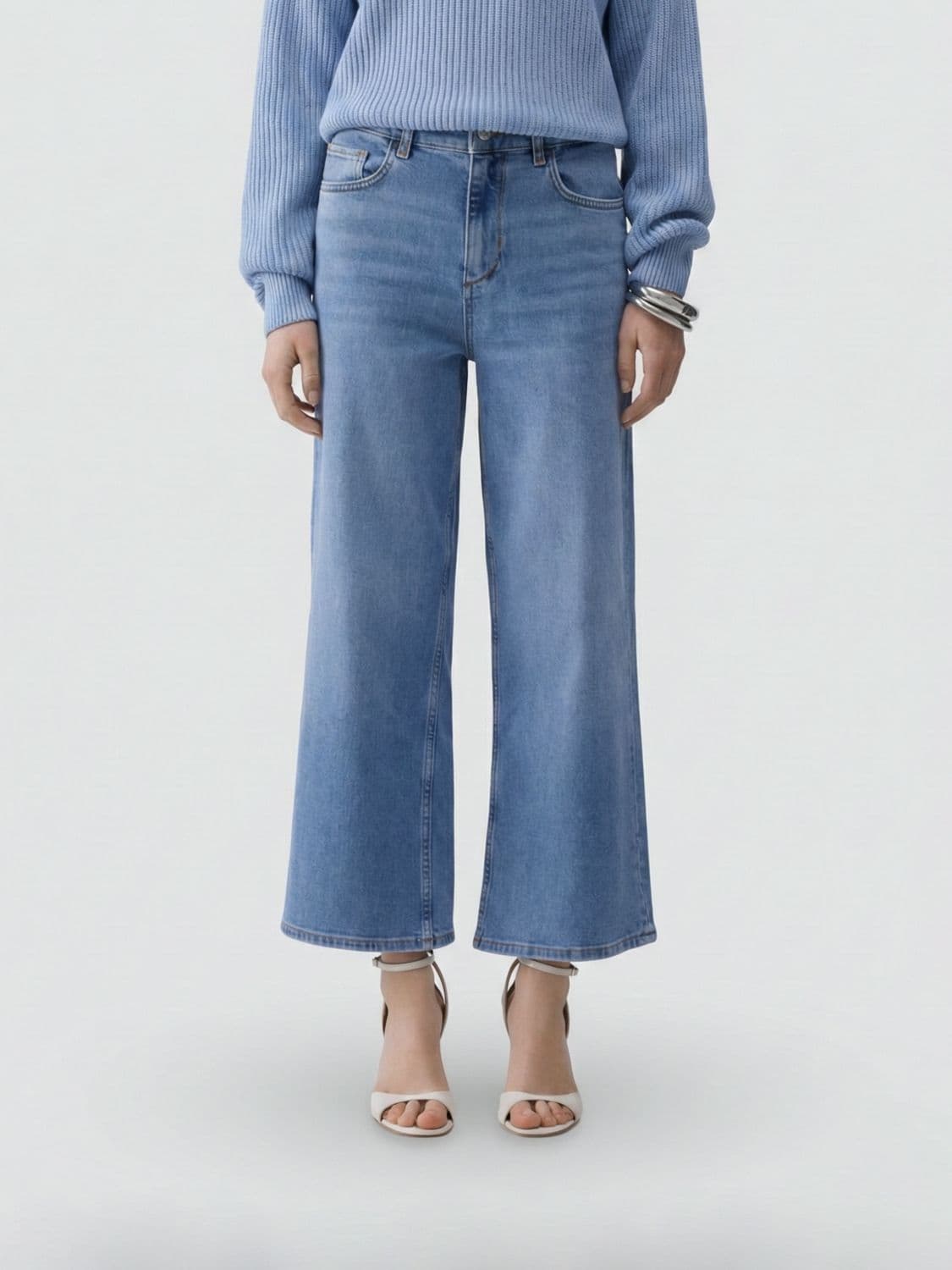 Liu Jo Cropped Jeans in Stretch Denim