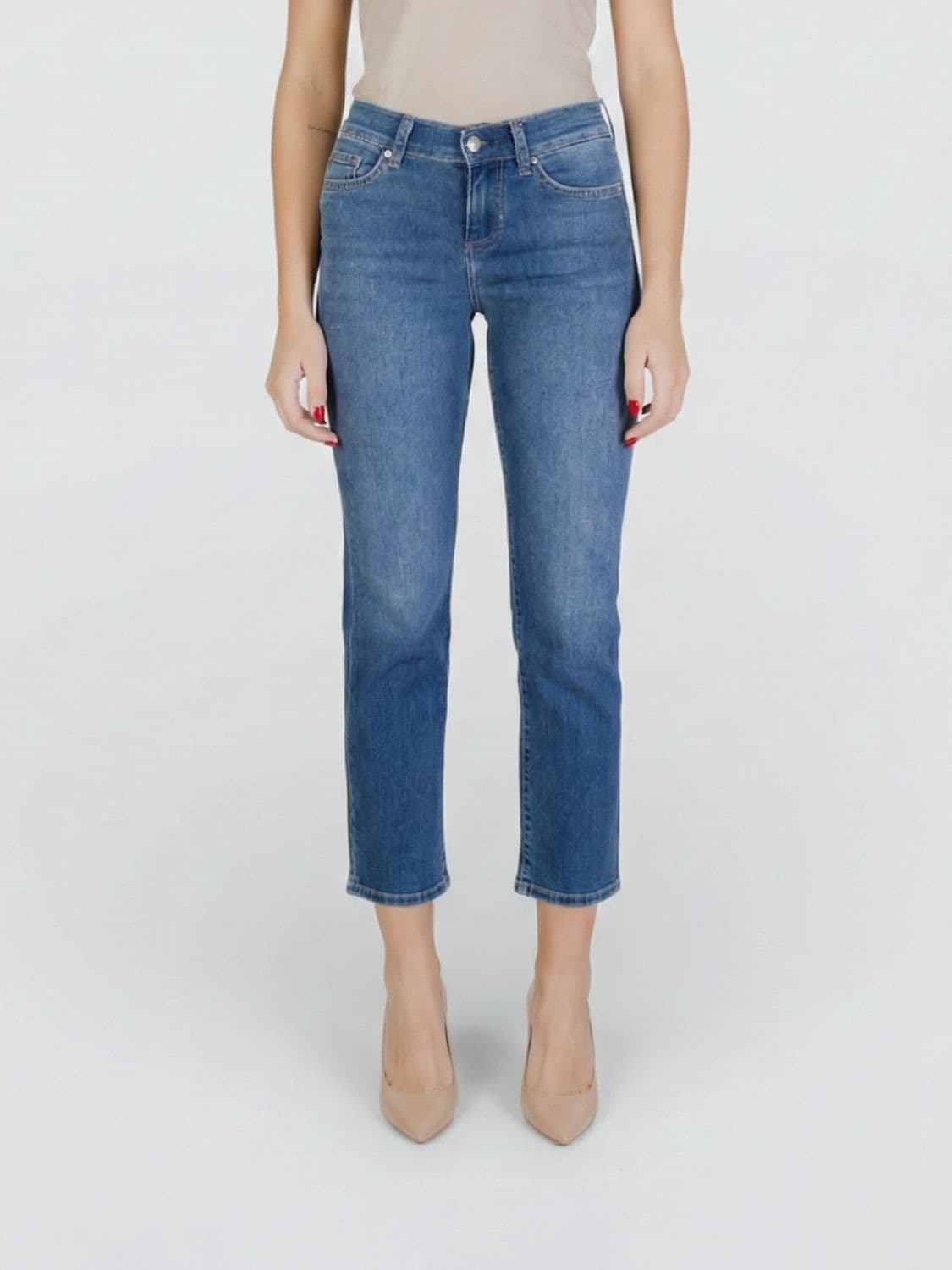 Liu Jo Cropped Denim Jeans