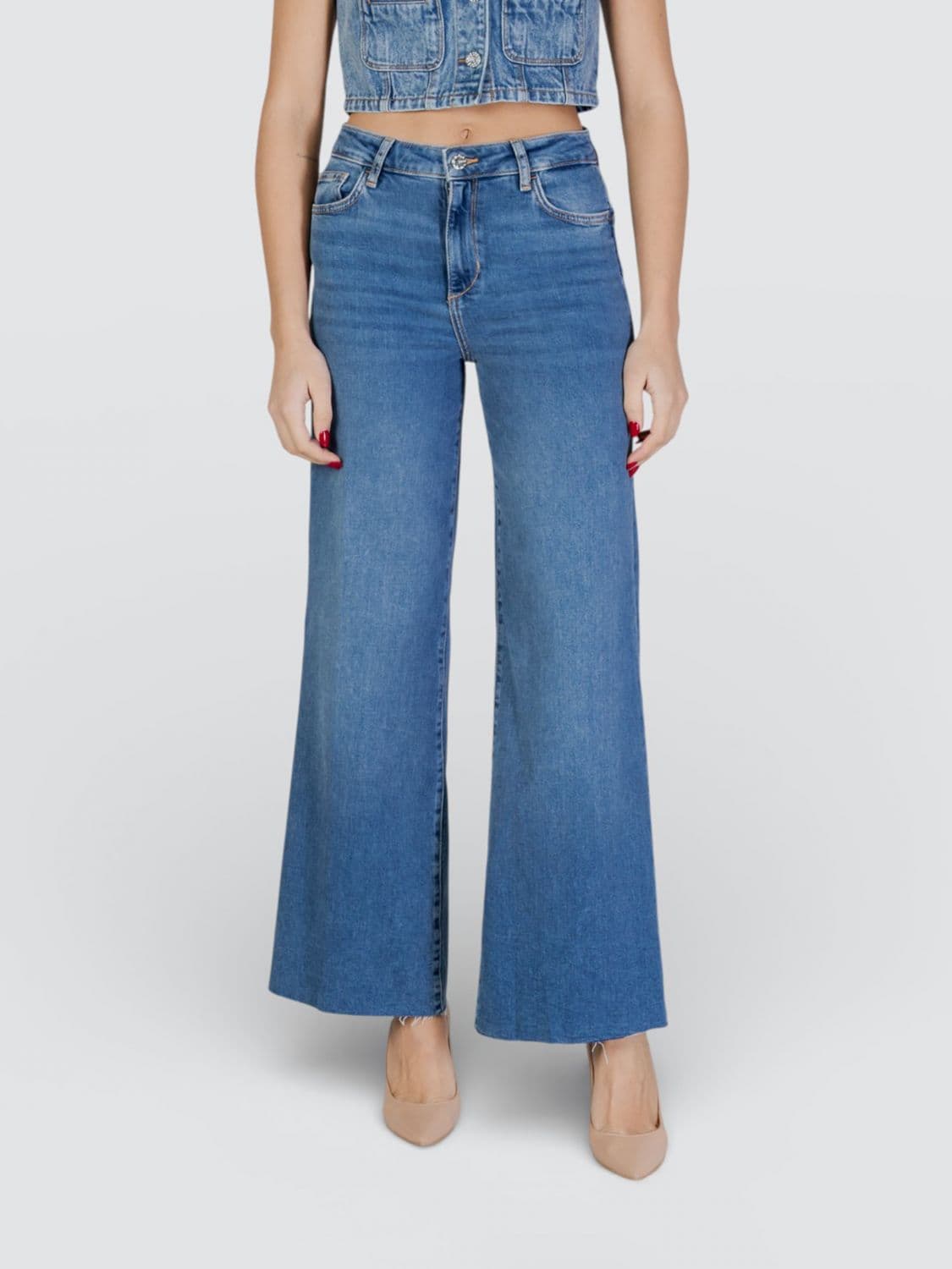 Liu Jo Flared Stretch Denim Jeans