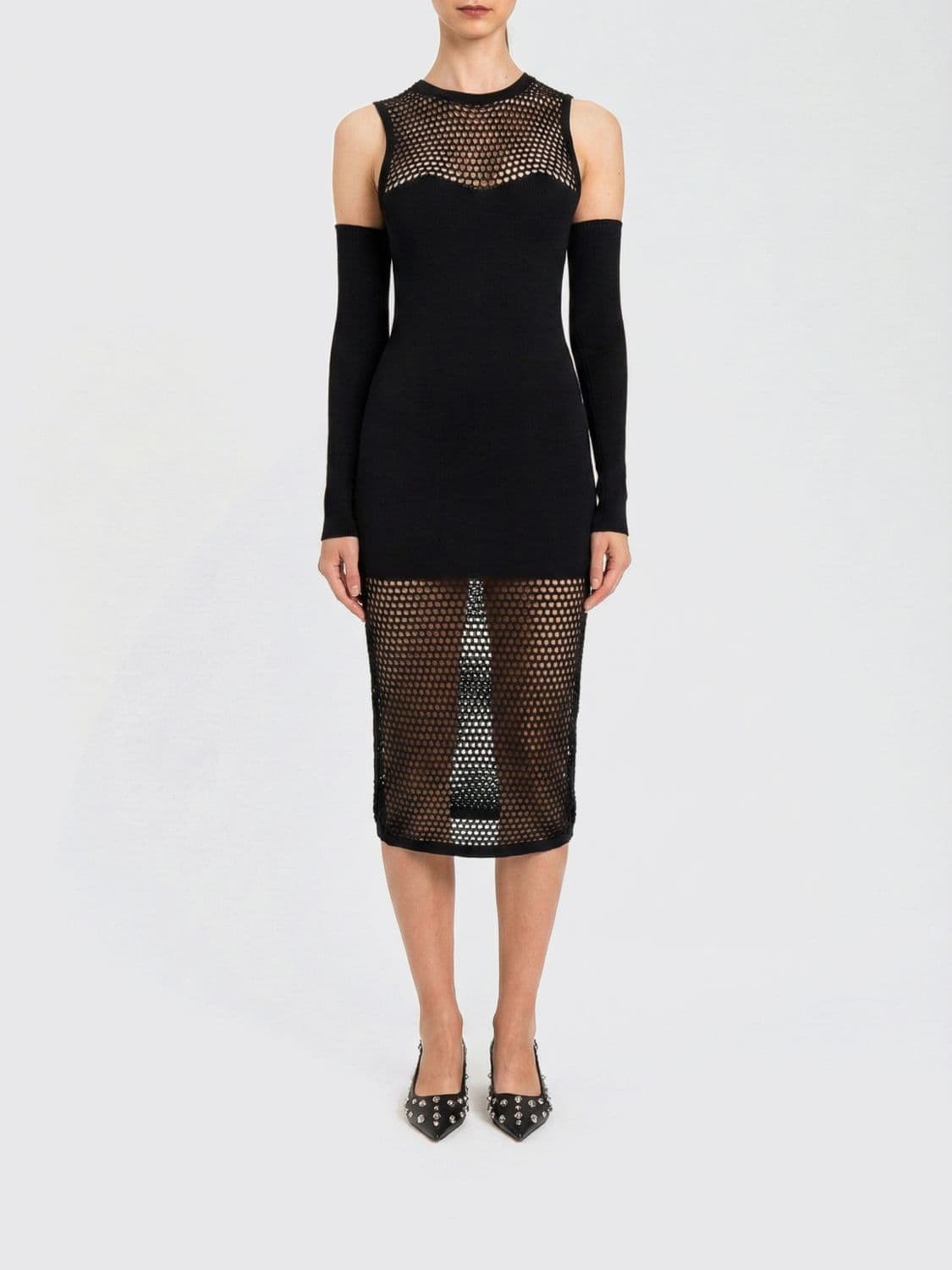 Actitude Twinset Mesh Viscose Dress