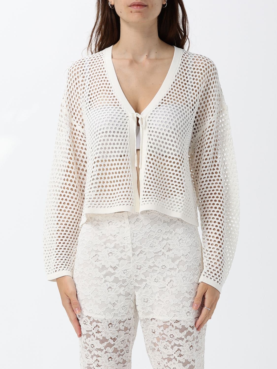 Actitude Twinset Viscose Blend Cardigan Twinset